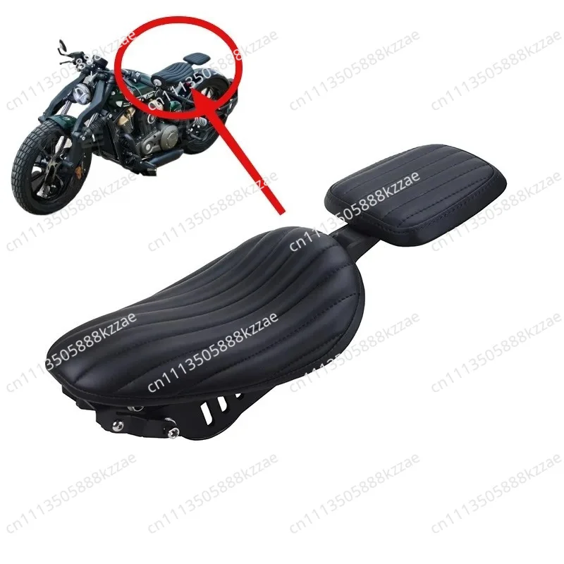 Suitable for Triumph Bobber Motorcycle Modification Folding Seat Cushion Front and Rear Seat Cushion Assembly with Seat Cushion