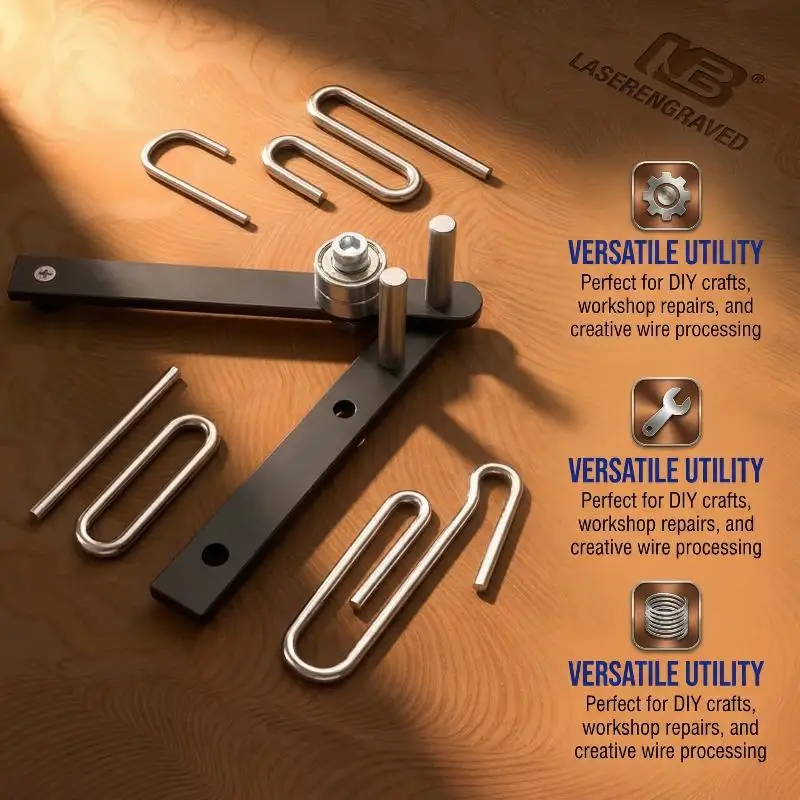 1/2 Pcs For Precision Wire Shaping Home Workshop Hand Operated Manual Rod Bender Mini Tubing Bending Tool Set