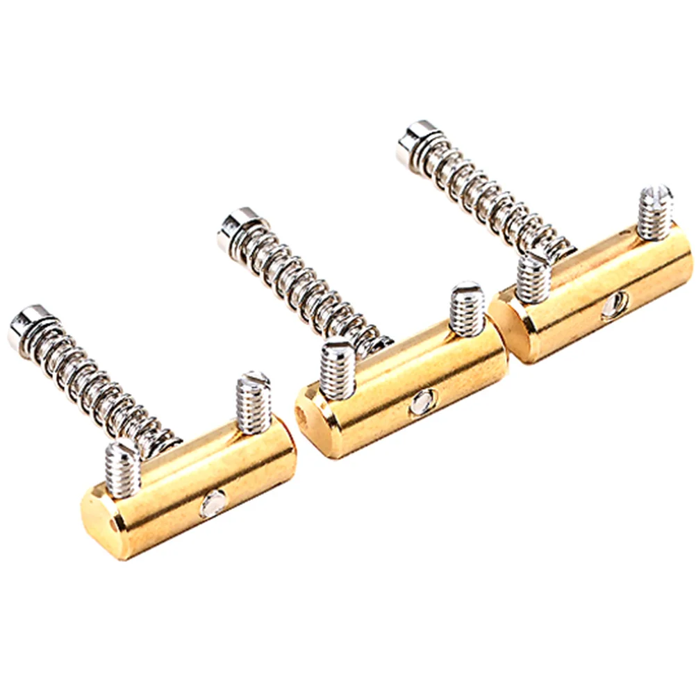 

3Pcs Electric Guitar Bridge Screws Premium Metal Durable Smooth Polished Surface Guitar Repair Replacement Parts Accessories