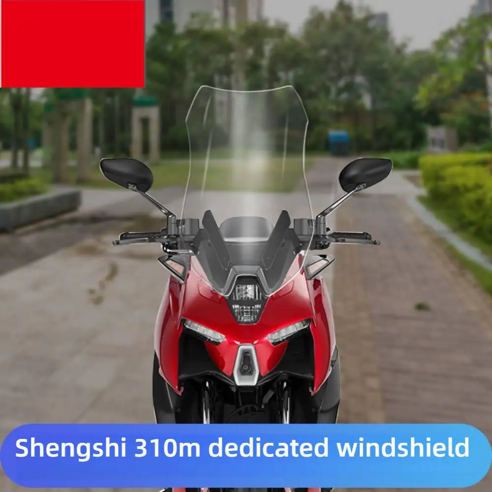 For ZONTES 310M with a raised windshield, widened front windshield, chest protector, and rain