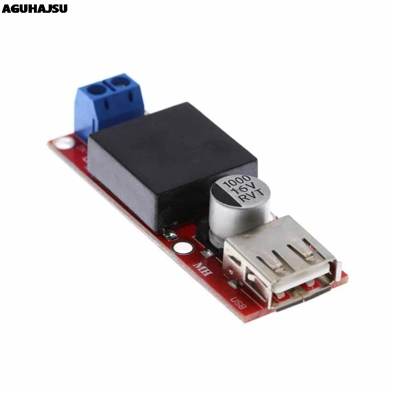 Si Tai&SH 5V Convertidor de salida USB DC 7V-24V a 3A Módulo reductor KIS3R33S KIS-3R33S