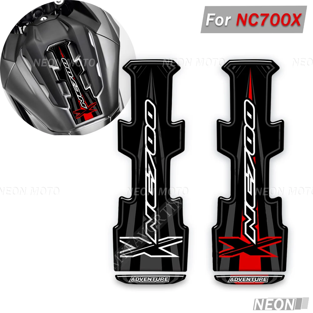 

Наклейка на мотоцикл для NC700 X NC700X, защитная панель бака, обтекатель, эмблема, значок, алюминиевые чехлы для багажа, наклейки