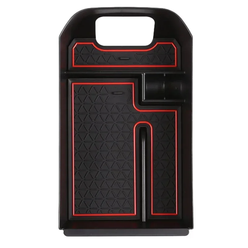 

For Toyota RAV4 2020-24 ABS Black Car Central Control Armrest Storage Box Storage Box Storage Box Tray Interior Car Accessories