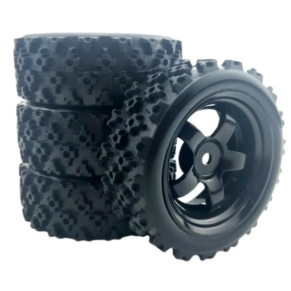 12mm Hex Rubber Tires for Wltoys 144001 124018 HSP 1/10 1/14 1/16 1/18 RC Model Buggy Accessories