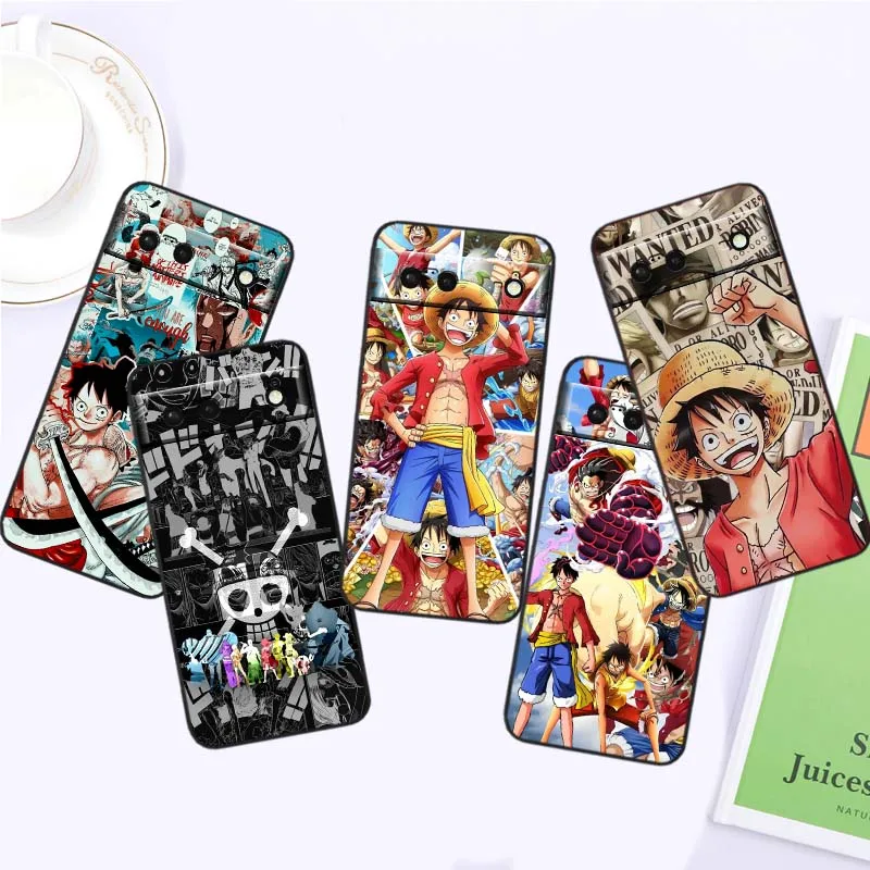 

One Piece Graffiti Art Pattern For Google Pixel 10 9a 9 8A 8 7 7A 6 6A Pro XL 2024 5G Black Soft TPU Silicone Phone Case
