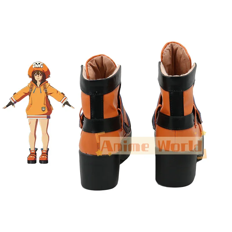 Buty do cosplayu May Orange, buty na Halloween, karnawał, rekwizyt do cosplayu, buty anime ze skóry PU, wykonane na zamówienie