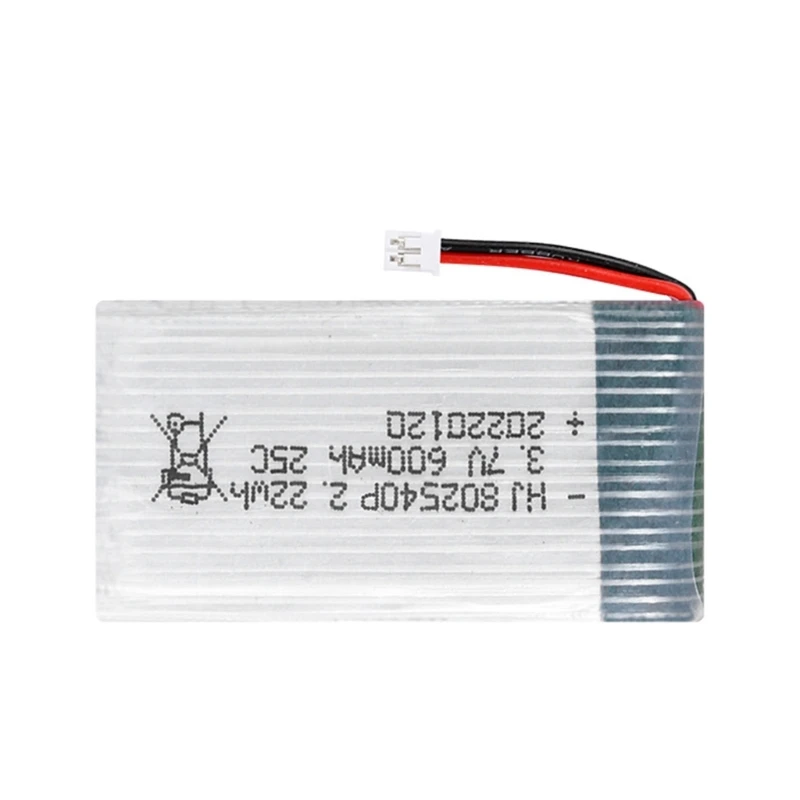 3.7V 600mAh 25C Lipo 802540P for SYMA X5C-1 Model Quadcopter Drones Toy 41QA