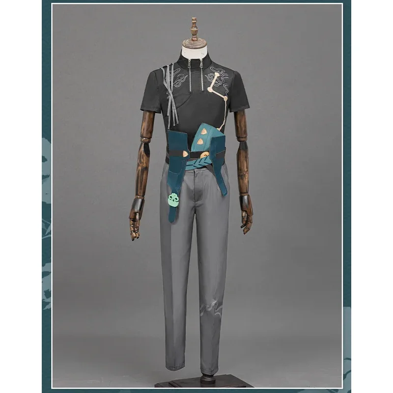 : Game Honkai Star Rail Dan Heng Cosplay Costume Wig Antique Men Halloween Gifts eo]5