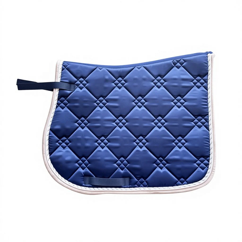 cross-border-factory-direct-supply-silk-satin-fabric-saddle-pad-anti-shock-anti-slip-moisture-wicking-equestrian-supplies