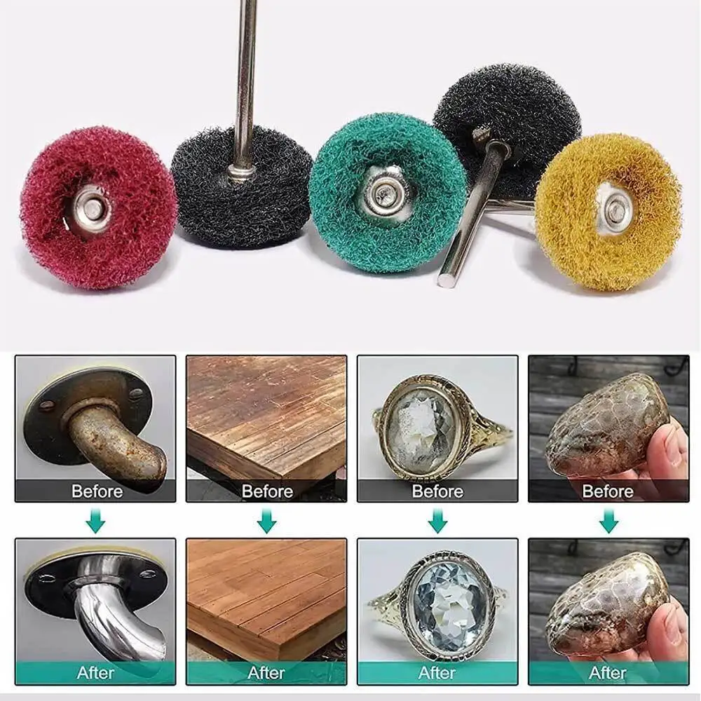 

80X Wheel Buffing Polishing Set For Dremel Rotary Tool Bits Accessories Kits UK