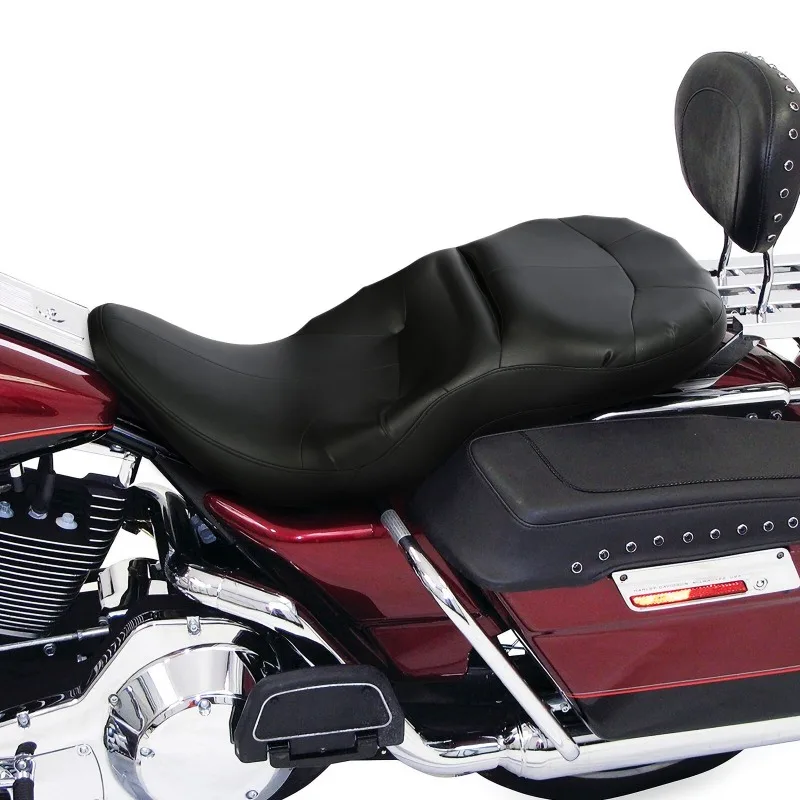 

2025 New Style XF2906SC56-01-BK Driver Rider Passenger Seat Cushion Fit For Harley Touring Electra Glide Standard 1997-2007