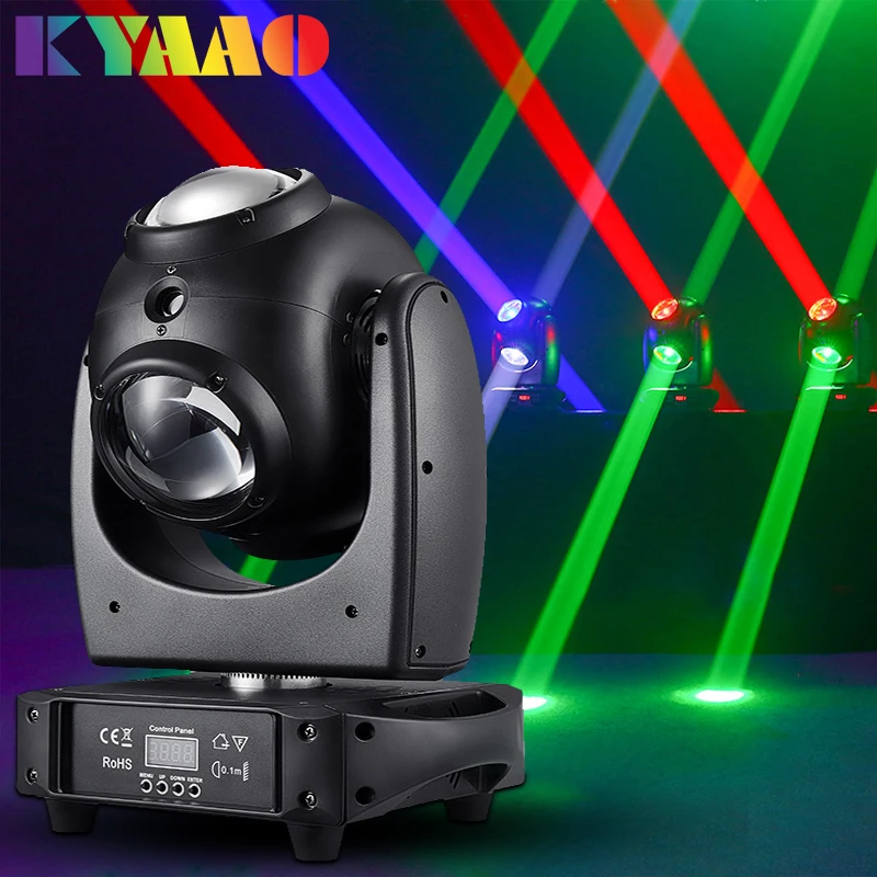 

200W Laser Shaking Beam RGB Stage Lighting LED Rotating Voice Control Christmas Atmosphere Flash DMX512 Disco Party