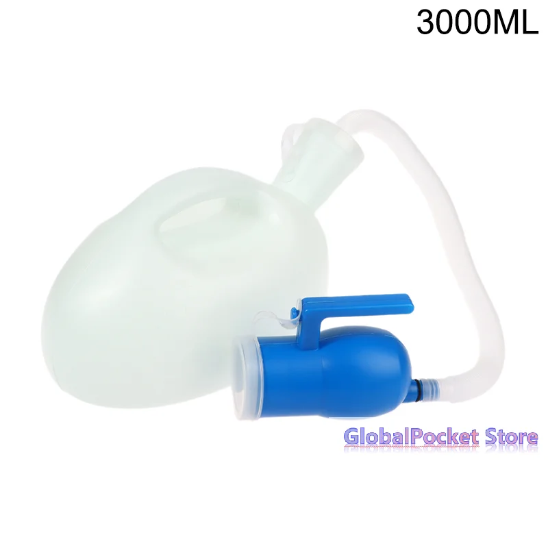 [TG823]3000ml Elderly Portable Outdoor Travel Pee Toilet Tools Urinal Container With Lid Car Use  Bottle Urinal Funnel For Men