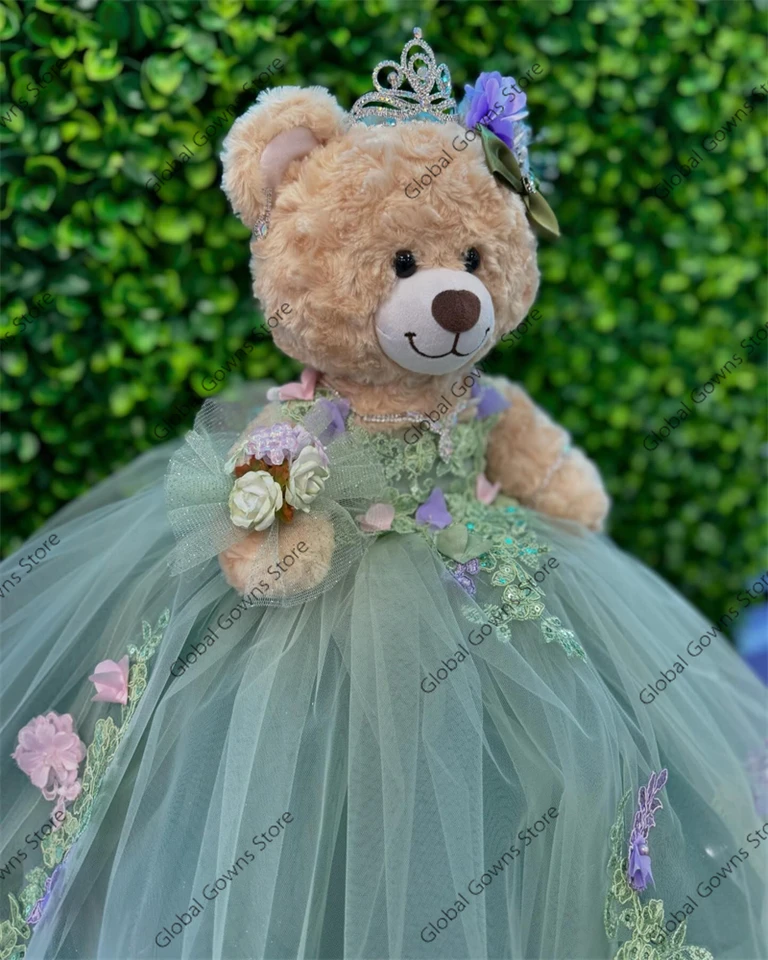 build a bear green dress  Build a Bear Spring Summer Season Blue Green Daisy Plush w/ Fairy Dress  
