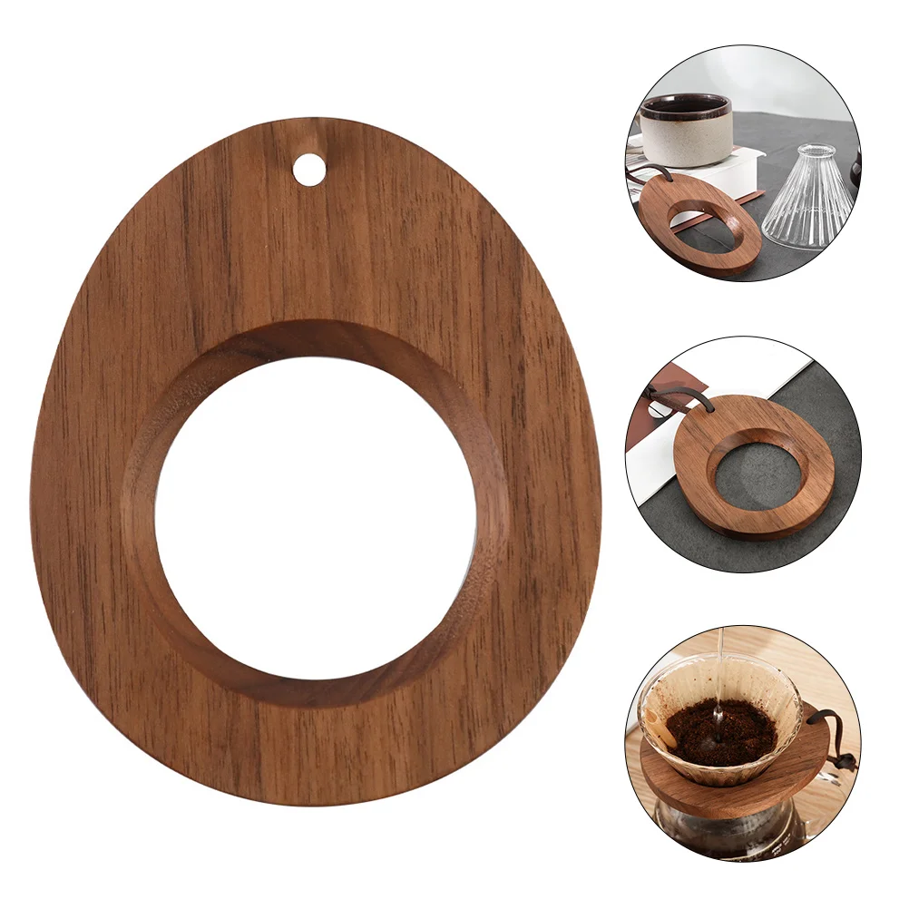 

Wooden Coffee Filter Holder Premium Material Durable Practical Fine Workmanship Suitable Tea House Wedding Party Banquet Home