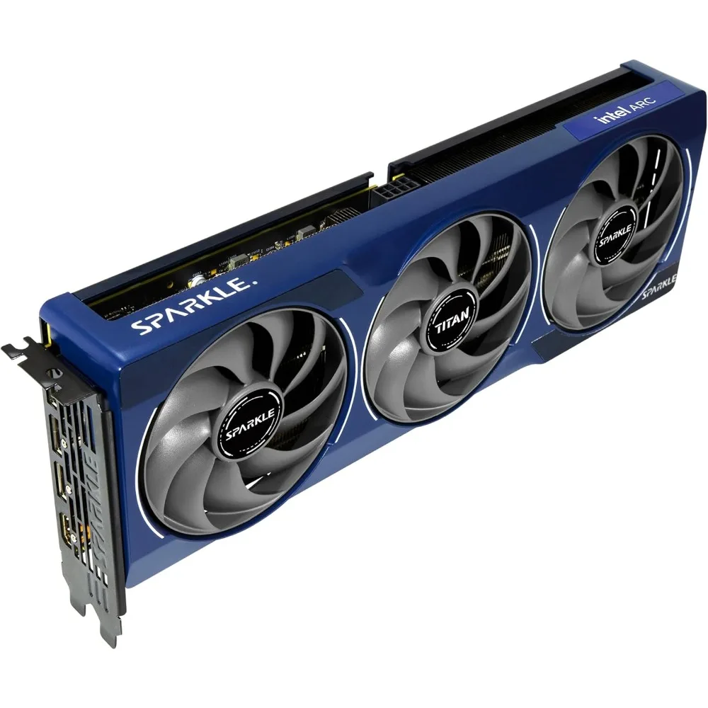 

Игровая видеокарта Arc B580 Titan OC 12 ГБ GDDR6 с осевым вентилятором Torn Cooling 2.0 и металлической задней панелью