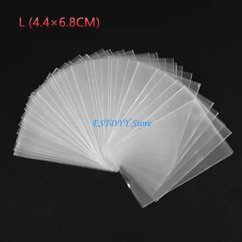 G6DE 100Pcs Tarot Card Sleeve PVC Trading Card Holder Clear Protective Sleeves Holder