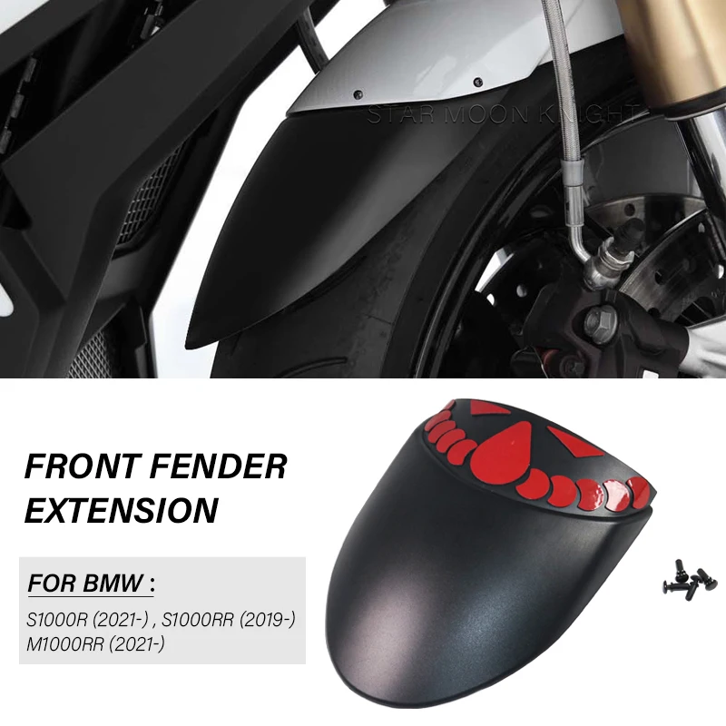 

Front Fender For BMW S1000RR 2019- S1000R M1000RR S 1000 R RR S1000 R 2021- Mudguard Extender Splash Guard Tire Hugger Extension