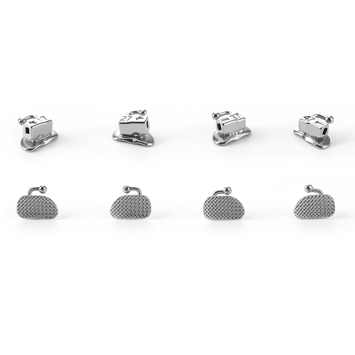 20Sets Dental Kieferorthopädische Bukkalröhrchen für Backenzähne MIM Monoblock Mesh Base Bonding Nicht Cabrio Roth MBT 0,022/0,018 – Detail 10