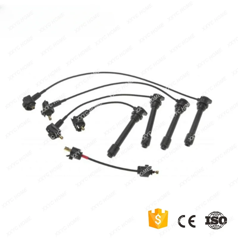 One set Ignition Cable Kit Spark Plug Wire OEM 90919-21489 for 2TZ-FE PREVIA (TCR2 , TCR1_) 2.4