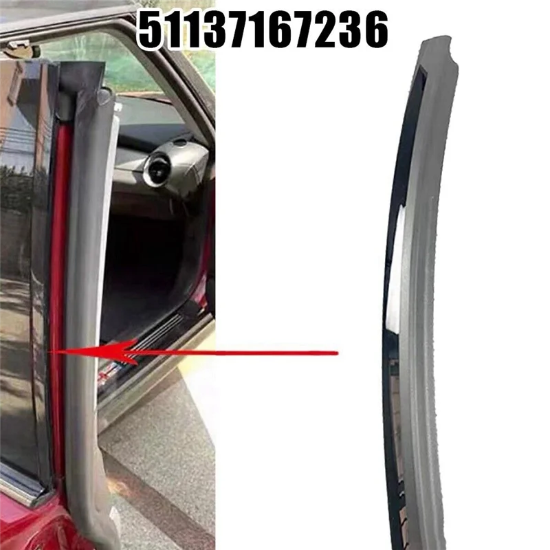 

Firmly For MINI Clubman R55 2008-2014 Car Rear Door B Pillar Cover Trim Enhanced Performance 51137167236 Accessories
