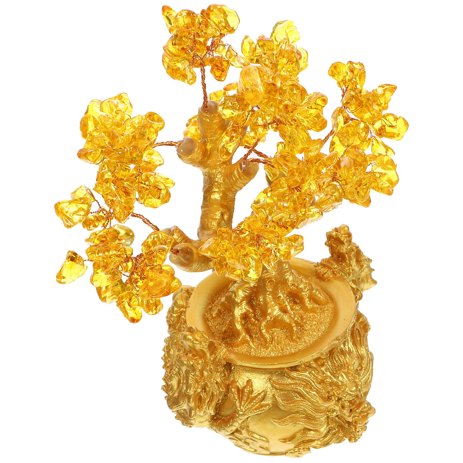 

Feng Shui Decoration Office Fortune Tree Tabletop Cash Cow Desktop Adornment Money Ornament