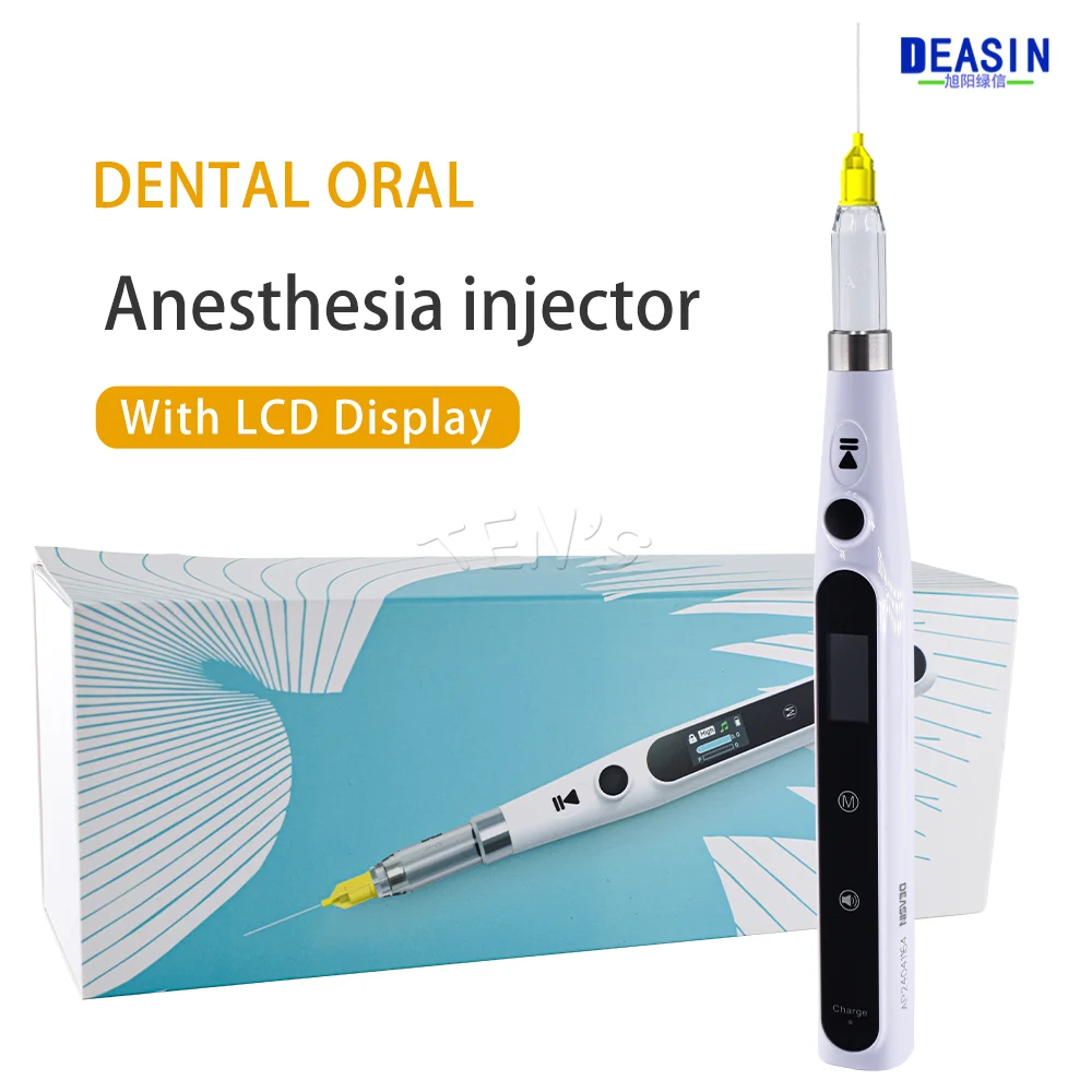 

Dental Anesthesia Injector Pen Painless Local Anesthesia Syringe Vet Anesthesia with Operatable LCD Display Dental Clinic Tool