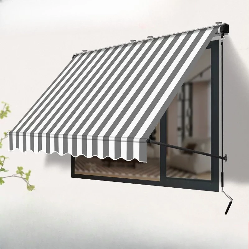 Simple Gazebos Window Shed Retractable Home Parasol Against The Wall Decorative Awning Balcony Folding Outdoor Telescopic Canopy