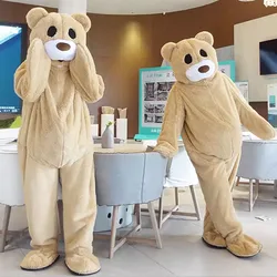 Cosplay peluche danza orsacchiotto personaggio dei cartoni animati Costume mascotte festa di compleanno vestito operato pubblicità Costume celebrazione