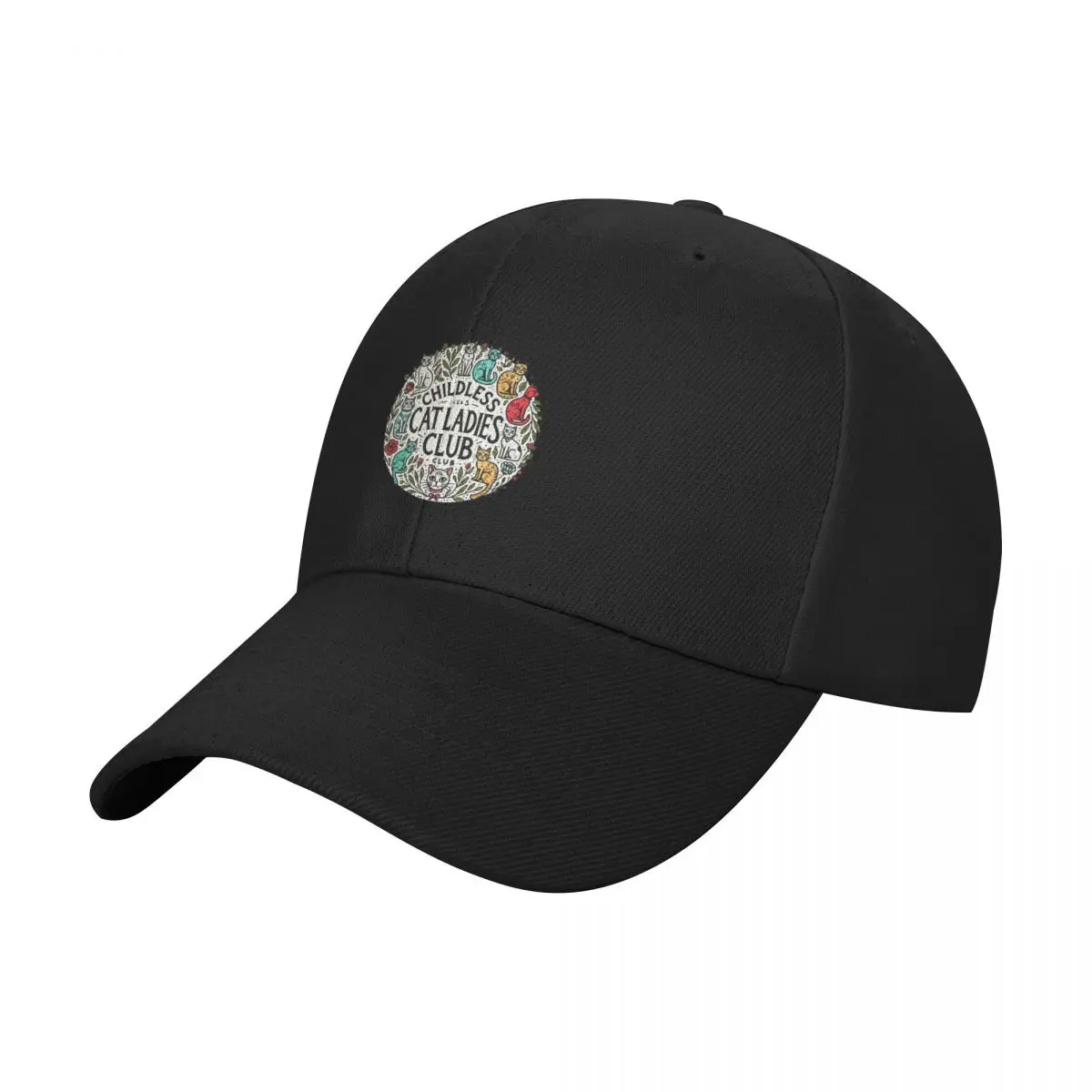 Casquette de baseball chat sans enfant pour hommes et femmes, illustration de club pour dames, illustration de chat Tat, anime drôle, marque de luxe