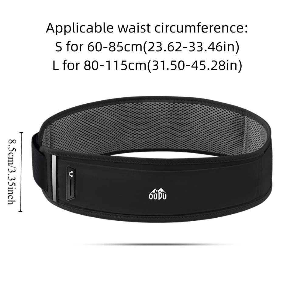 Ultra-Thin Sport Mobile Waist Bag High Elastic Multifunctional Running Waist Bag Storage Lightweight Sports Phone Bag