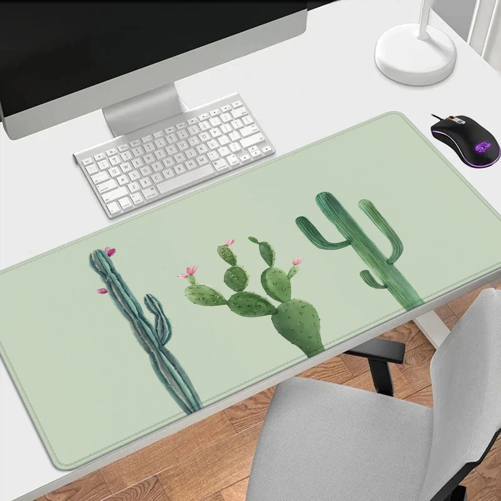 Cactus Mousepad Gamer Computer Mouse Pad Gaming Accessories Keyboard Desk Mat Pc Cabinet Xxl Large 900x400 Carpet Speed Non-slip