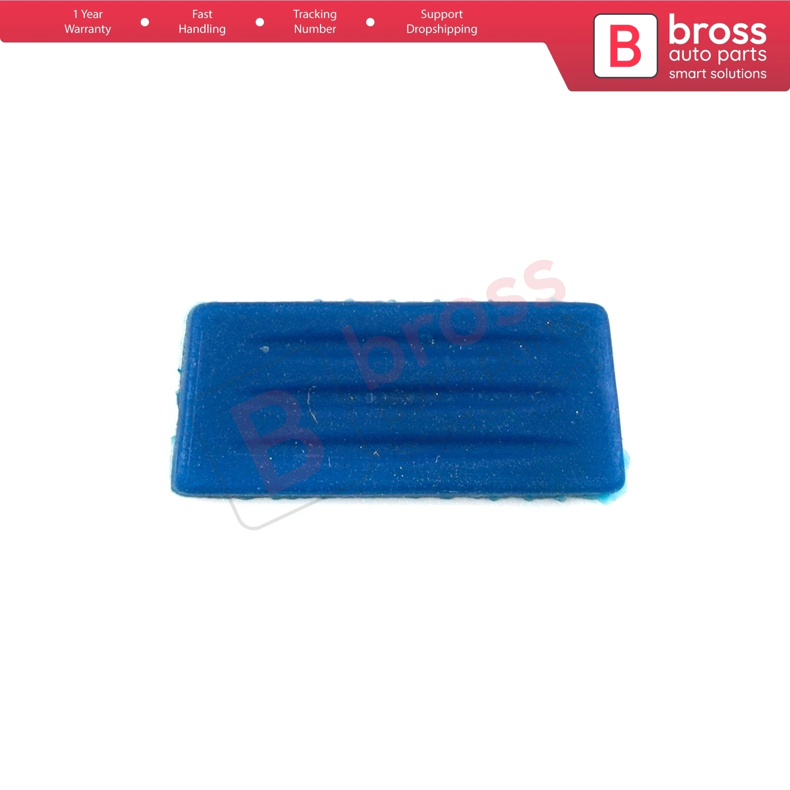 

Bross Auto Parts Bross BDP520 1-Button Remote Key Housing Case Cover Blue Color Button for Fiat Punto Doblo bravo Fast Shipment