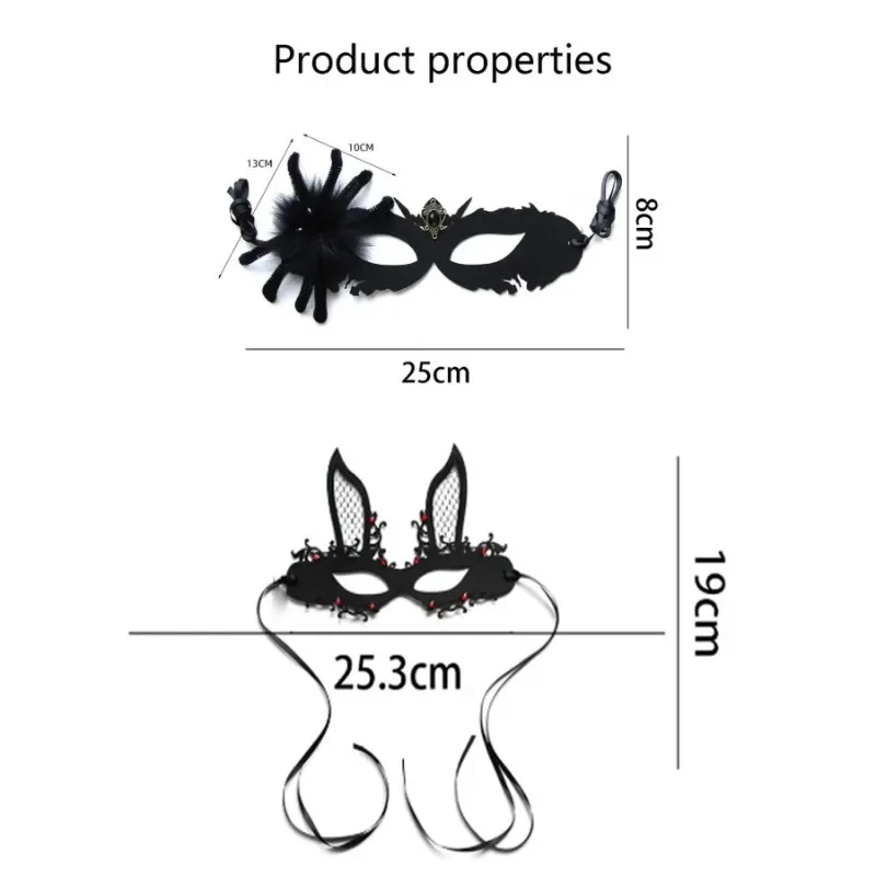 Masque facial de mascarade en dentelle creuse pour femmes, accessoires de fête de bal, Cosplay Sexy, masque de mascarade d'halloween, masque pour les yeux de reine en boîte de nuit