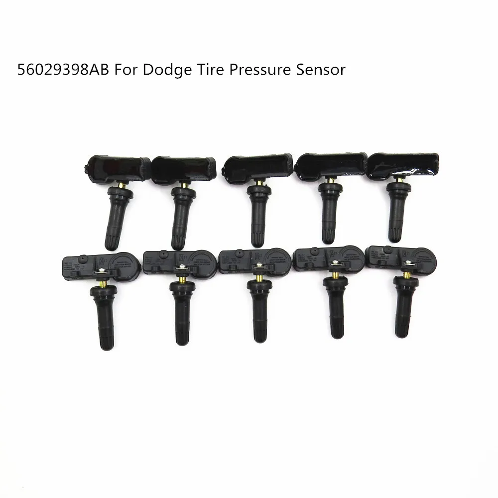 10 Pcs 56029398AB Car TPMS Tire Pressure Sensor 433MHZ for Chrysler Dodge Jeep Ram FIAT Chrysler 56029398AA 68142397AA