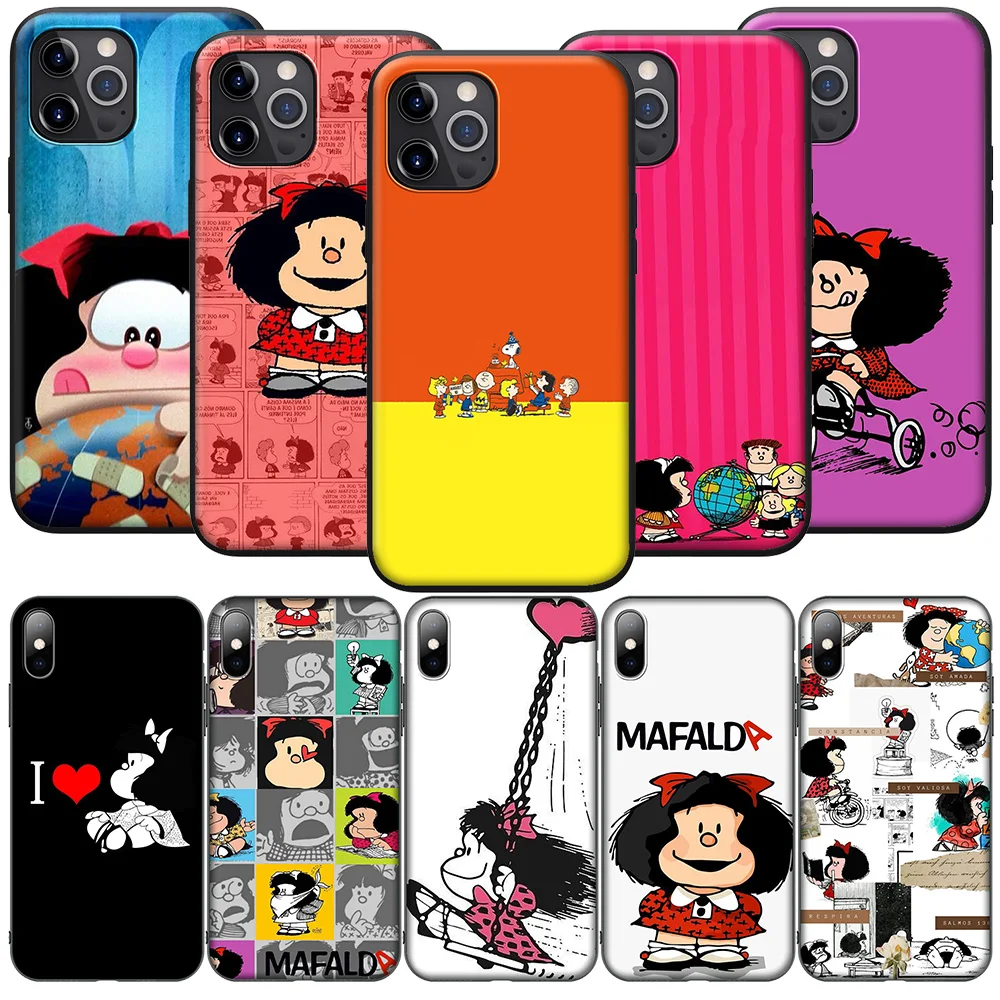 FL107 M-Mafalda NEW Phone Case for Huawei Nova 5T 4E 3i 3 2 2i Y6 Y6P Y7 Y9 Honor 20 20s 9X 7C Prime Lite 2019