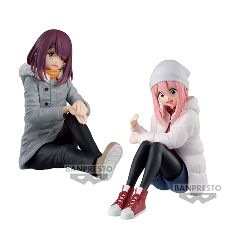 Bandai Original Seduction FIGURE Laid-Back Camp Kagamihara Nadeshiko Ayano Toki Anime Action Figure Toys For Girls Kids Gifts