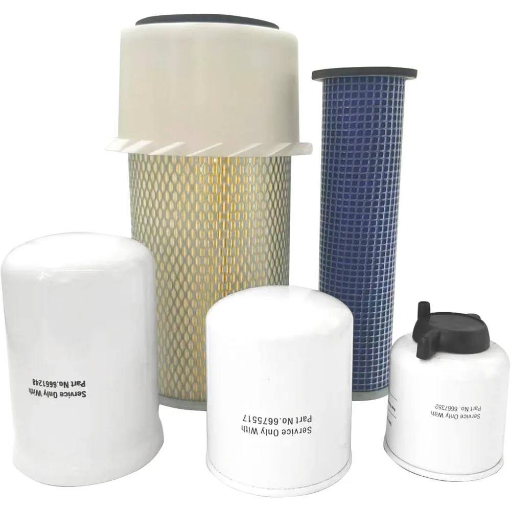 

XOJOX 6598362 6598492 6675517 6667352 6661248 Air Filter & Oil Filter & Skid Steer Filters kit For Bobcat Parts Online 743 751 T
