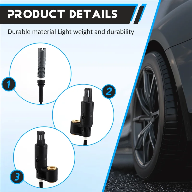 AASS-الجبهة الخلفية اليسرى اليمنى لسيارات BMW E36 3 Series M3 Z3 320I 318I 328I مستشعر سرعة العجلات ABS 34521163027 34521163028 ALS432