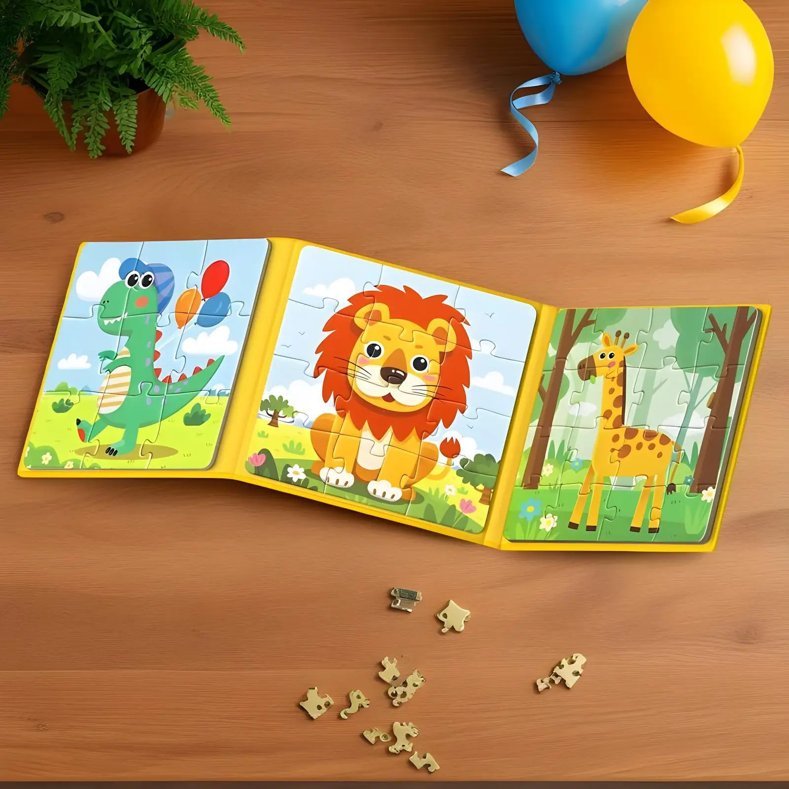 Puzzle magnetico Giocattoli educativi prescolari portatili Apprendimento educativo Puzzle da viaggio magnetico per la coordinazione occhio-mano fine