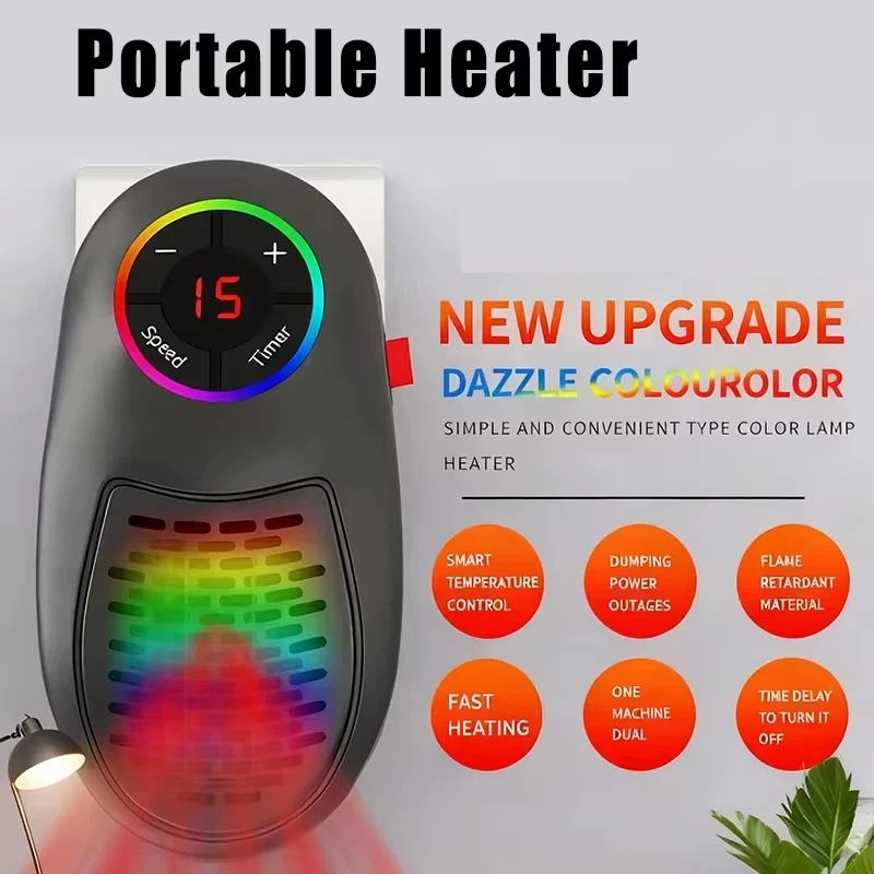 

Мини-нагреватель Xiaomi, настольный обогреватель, интеллектуальный пульт дистанционного управления, вентилятор горячего воздуха, портативный электрический обогреватель для офиса и домашнего использования