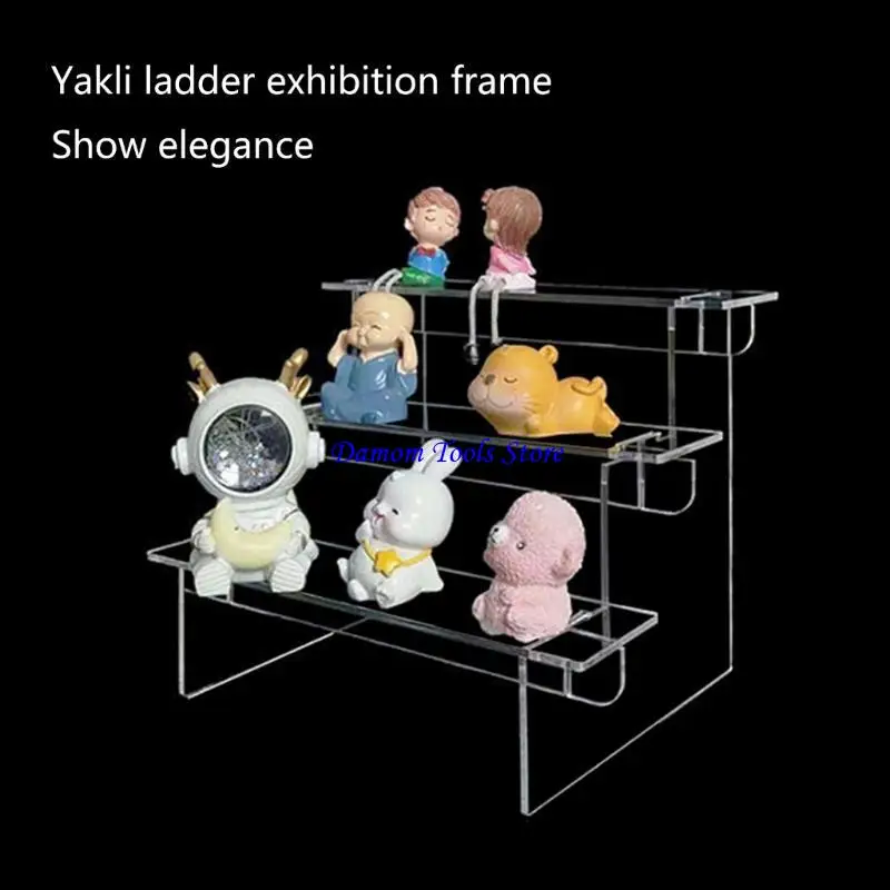 57BE ACRYLIL DISPLAY STAND RACK رف رف للأجسام الصغيرة.