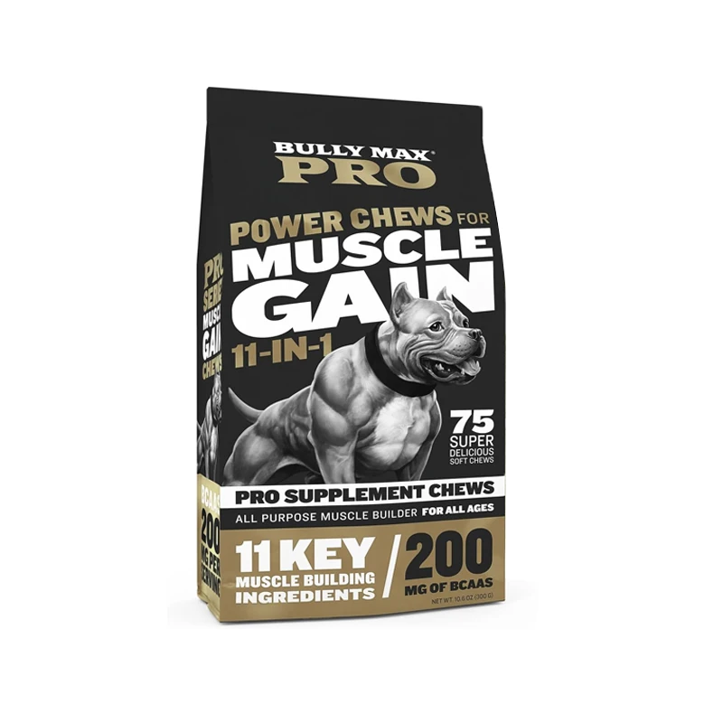 

DOG BULLY MAX PRO Power, Увеличение силы, Развитие мышц, Кожа, Шерсть, Поддержка здоровья 11-в-1