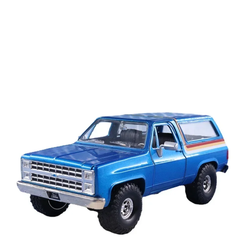 

1:24 1980 Chevrolet BLAZER SUV Off-road Vehicle Diecast CHEVY Metal Alloy Model Car Toys For Children Gift Collection J302