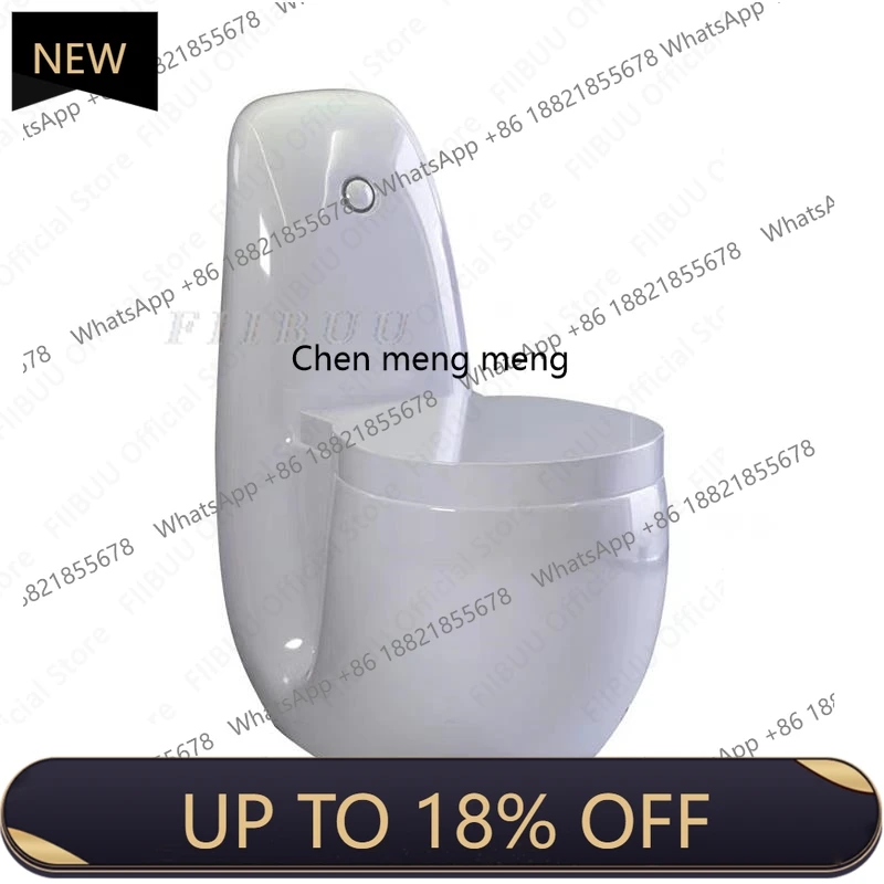 

Z189 One Piece Toilet New Household Toilet For Small Size Housing Creative No Water Pressure Limit For Bathrooms Soft Closing Se