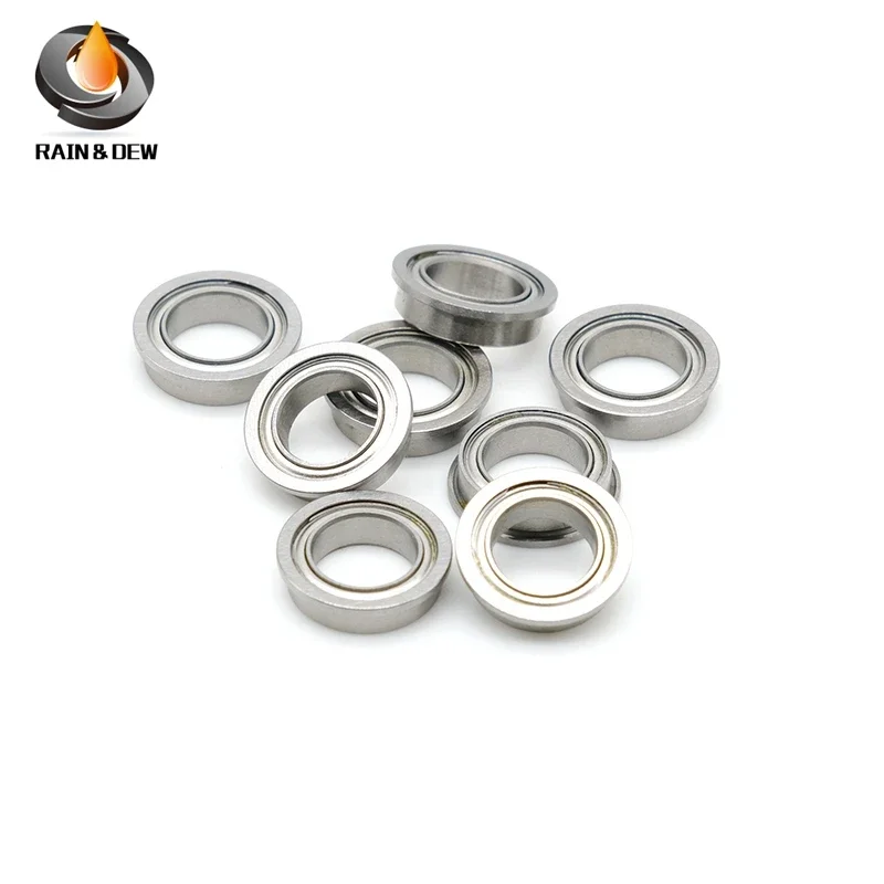 

10Pcs MF128-2Z Flange Ball Bearing MF128ZZ MF128 F678 F678-ZZ F678ZZ F678-2Z F678Z 8X12X3.5mm Flange Bearing ABEC-7