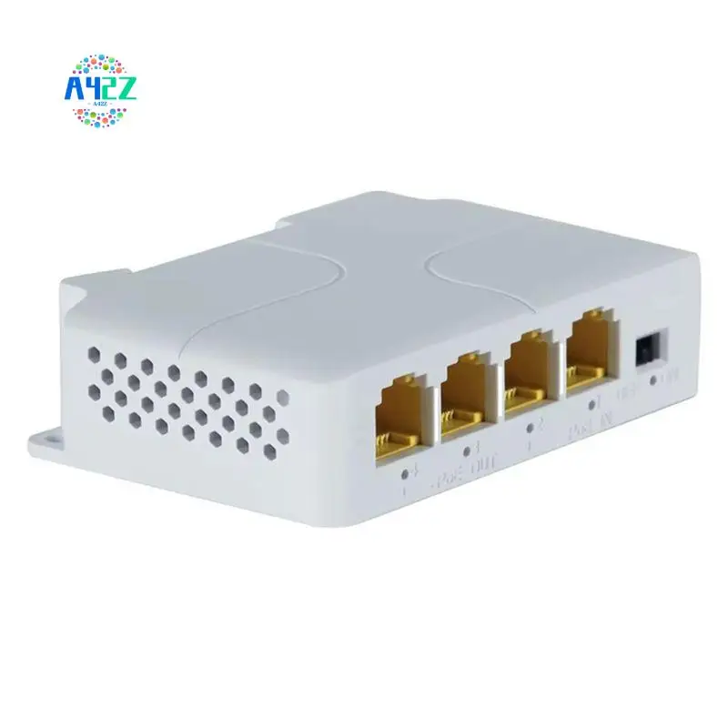 

A42Z-4 Port POE Extender 10/100/1000Mbps 1 In 3 Out Gigabit Poe Extender 1 To 3 Network Switch Repeater For Poe Switch