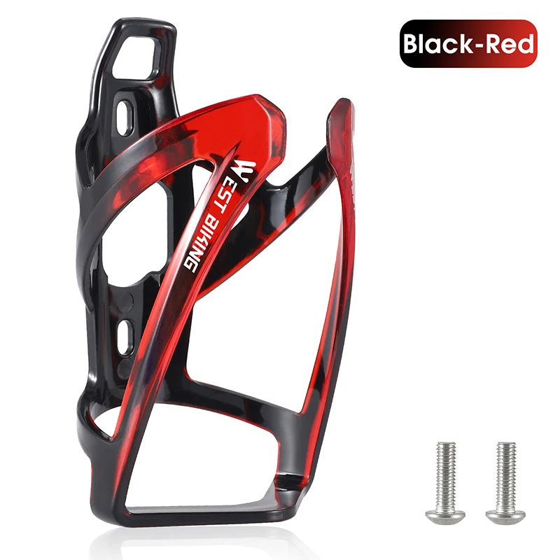 WEST RADFAHREN Fahrrad Wasser Flasche Käfig Bunte Gradienten Radfahren Flasche Halter Ultraleicht MTB Rennrad Wasser Flasche Halterung