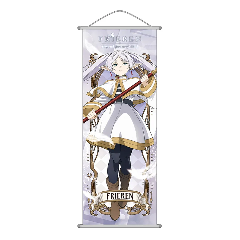 Fabric Wall Hanging Scroll Poster Dark Gothic Style Anime Art Picture Home Living Room Wall Background Ornament For Anime Fans view 5