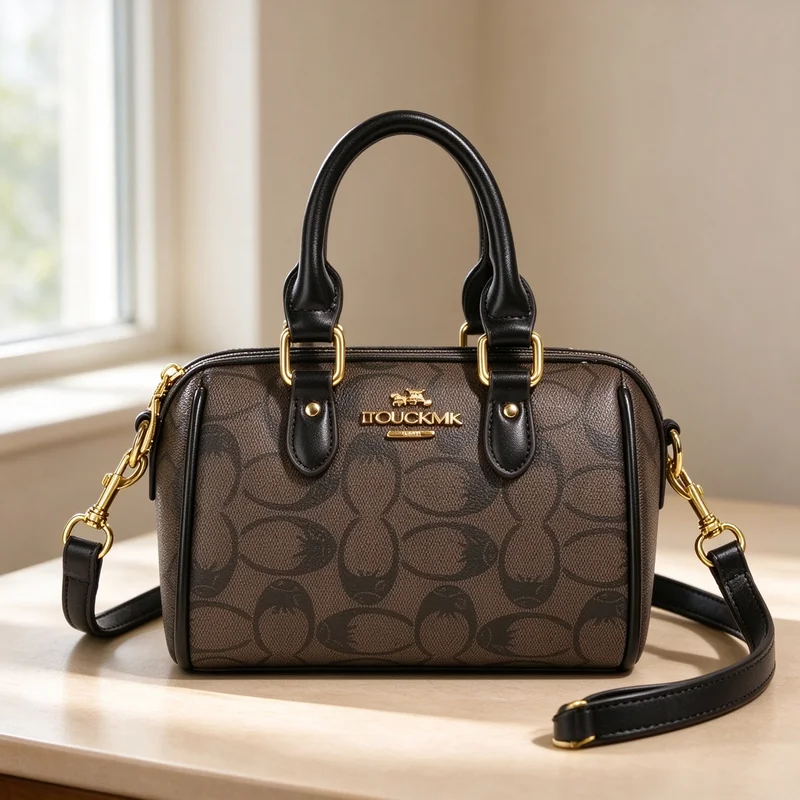 New Vintage Luxury Women Diaper Bag Elegant Letter Print Shoulder Bag Crossbody Messenger Tote Large Capacity Portable Momm